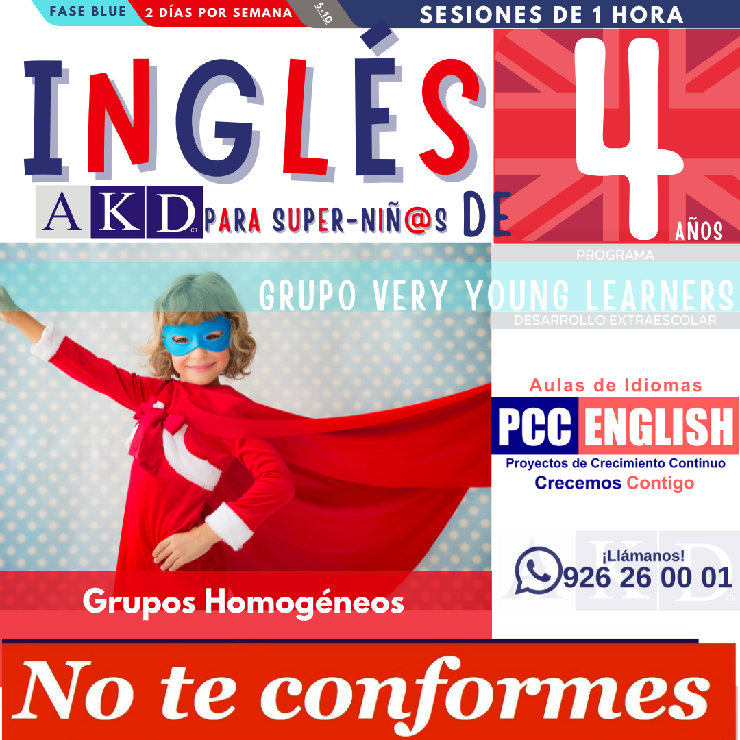 ingles para niños de 4 años