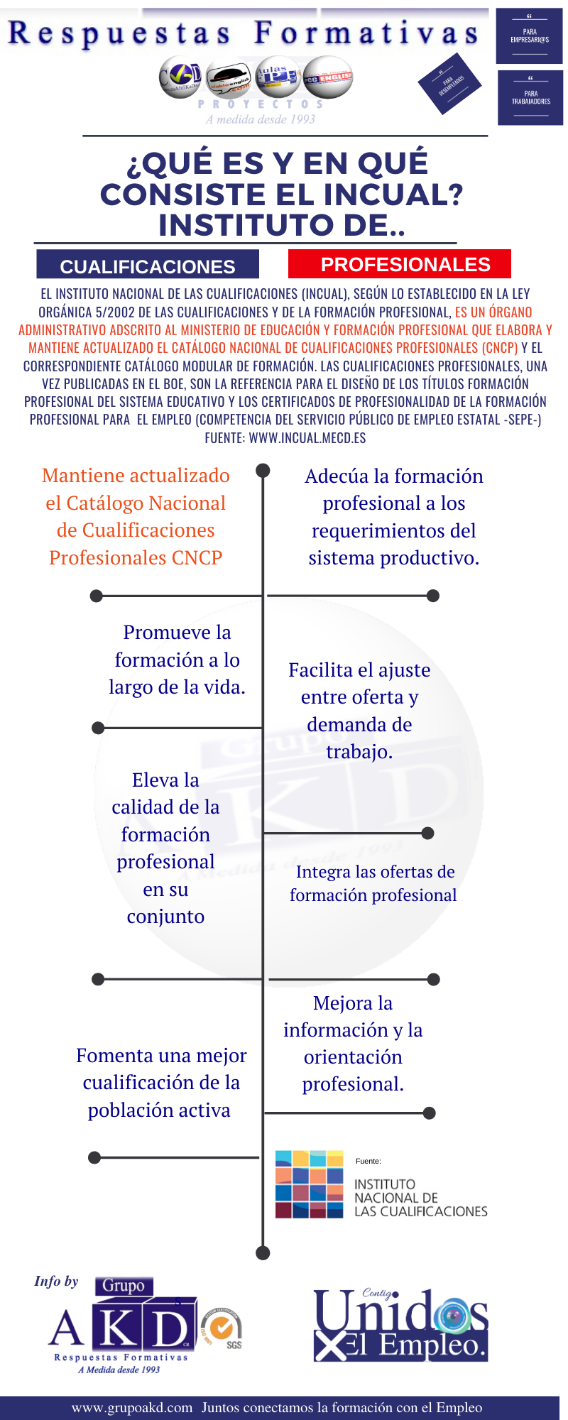 ¿Qué es el INCUAL?