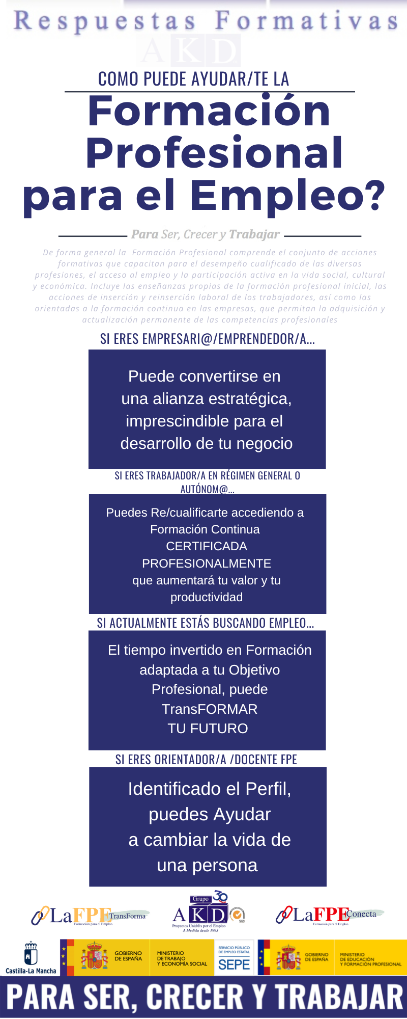 formacion profesional para el empleo