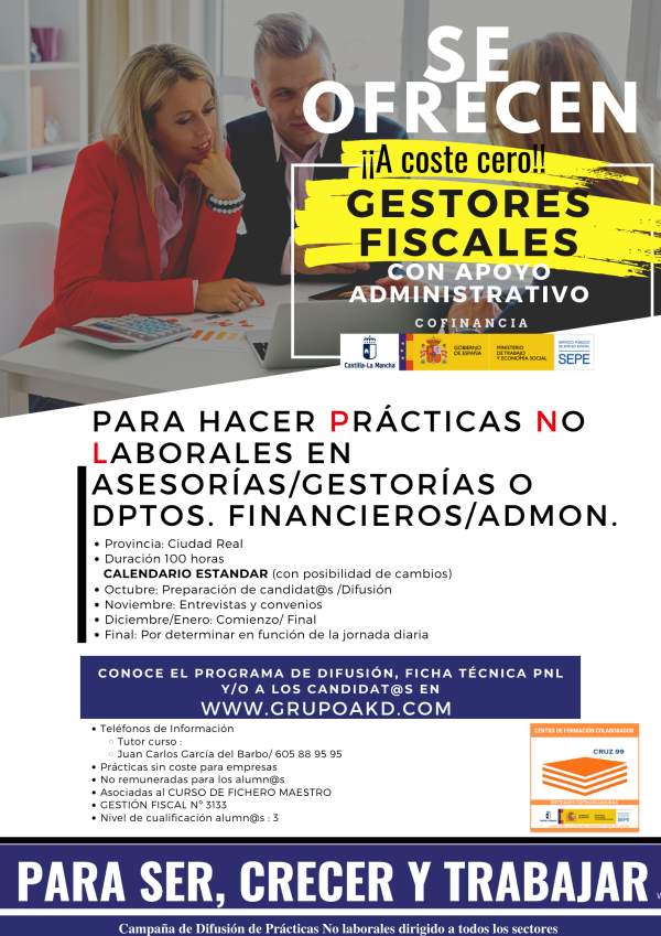 gestores fiscales a coste cero