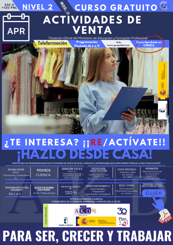 actividades de venta