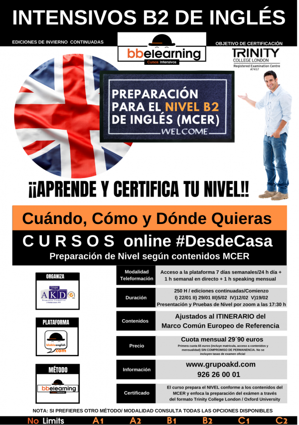 INTENSIVOS DE INGLÉS BBELEARNING 