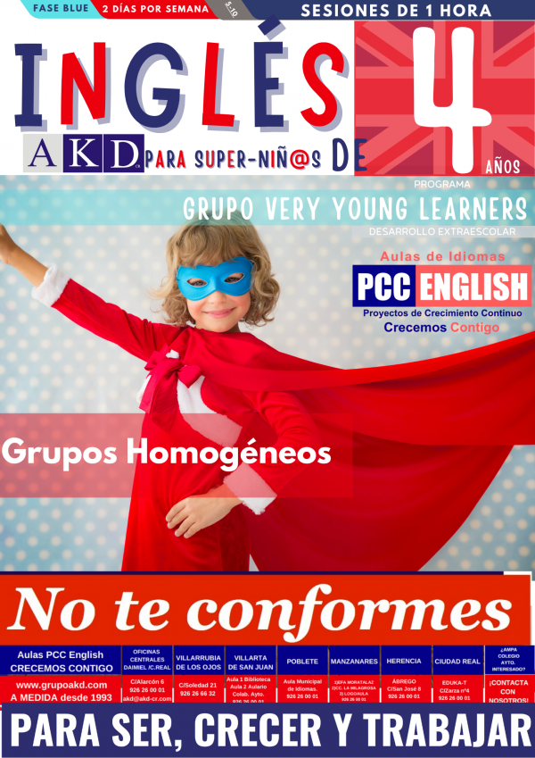 ingles para 4 años